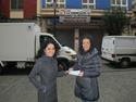 CCOO del Caudal entrega un cheque de 200 € al Comedor Solidario